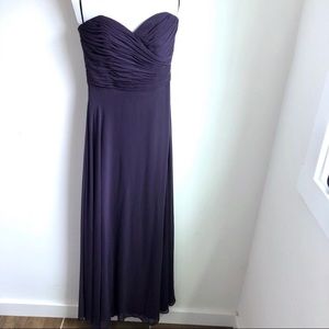 After Six concord purple bridesmaid dress